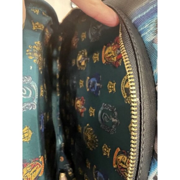 Harry Potter TRILOGY SERIES 2 Triple Pocket Loungefly Wizardry Mini Backpack NWT - Picture 9 of 12